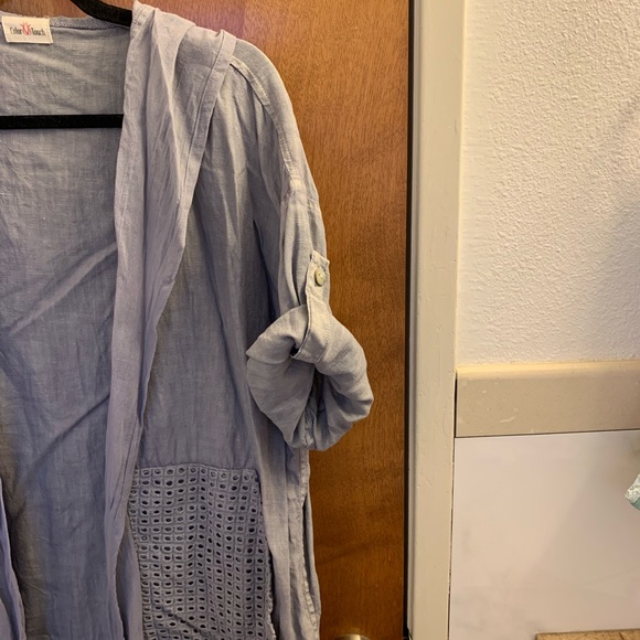 100% linen cover up/ loungewear - Picture 2 of 5